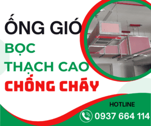 Ống gió bọc thạch cso chống cháy