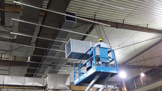 Lắp đặt ống gió chống cháy